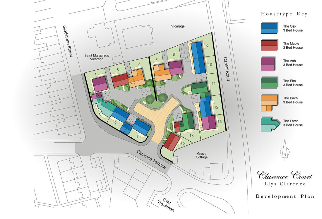 Clarence Court Development Plan WDL Homes